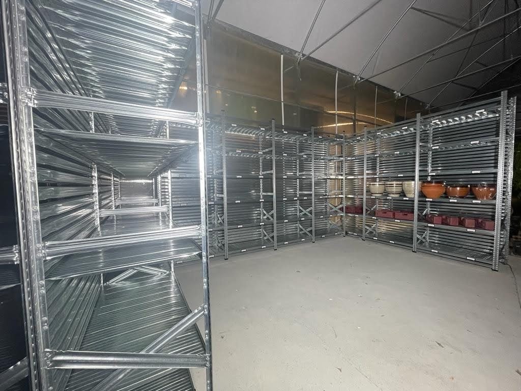Galvaniz raf sistemi: derin raf koridoru