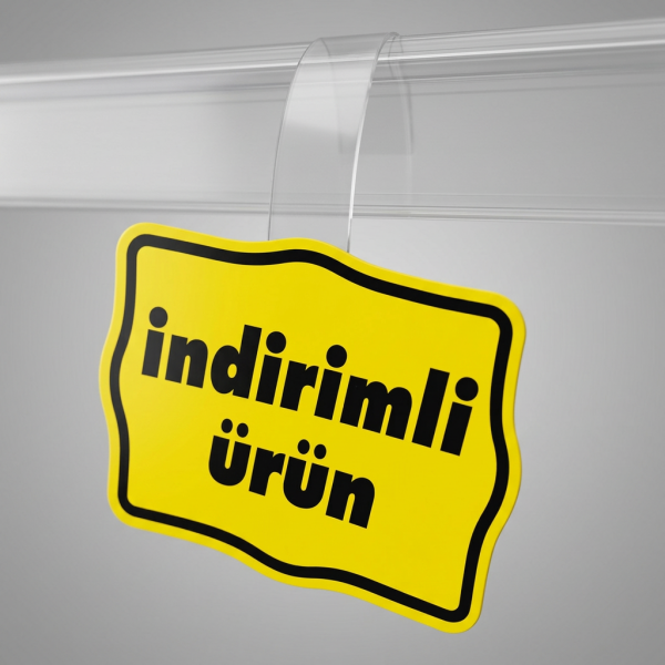 Sarkıtmalı İndirim Etiketi (25'li Paket)