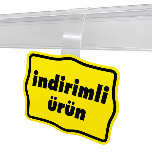 Sarkıtmalı İndirim Etiketi (25 Li Paket)