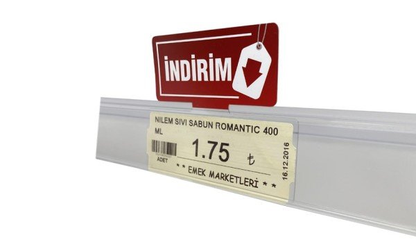 Raf Üstü İndirim Etiketi (25 Li Paket)