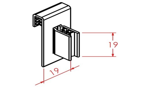 İndirim Raf Kıskacı (25'li Paket)