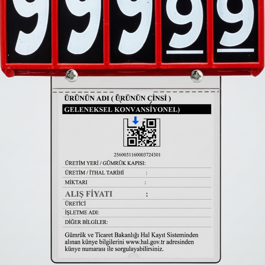 Manav Kasetliği Cep Menşei (10 Lu Paket)