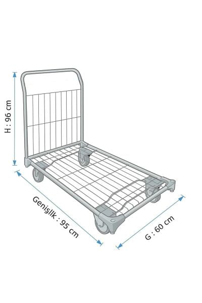 Yük Taşıma Arabası Tip-5B 300 Kg