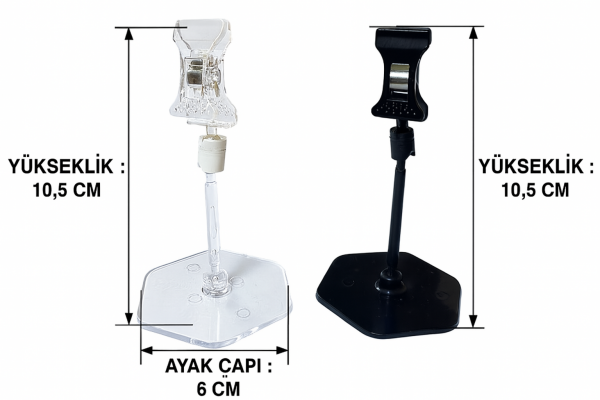 Ayaklı Mini Mandal 50 mm (10lu paket)