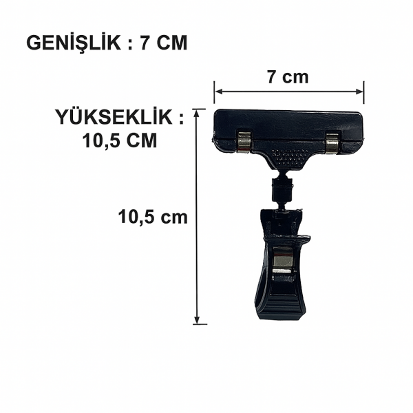 Büyük Mandal Maşa Tutucu (10 'lu Paket)