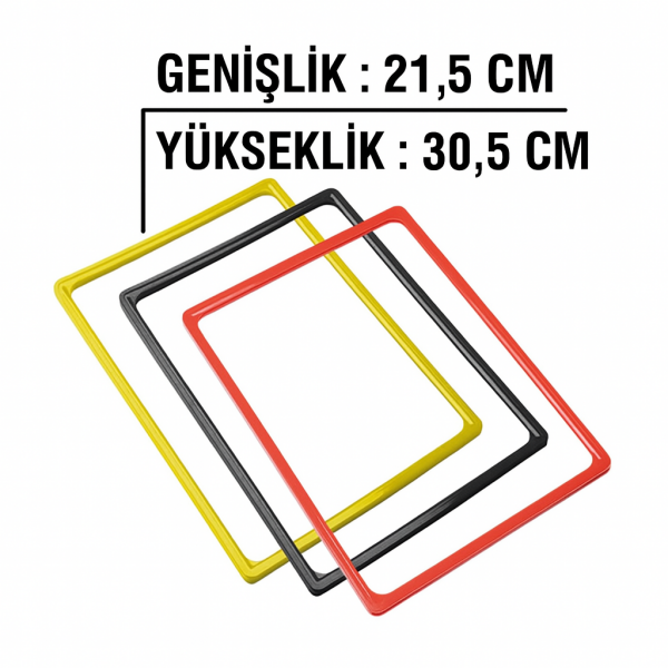A5 Plastik Çerçeve + İç Cep (10 Lu Paket)