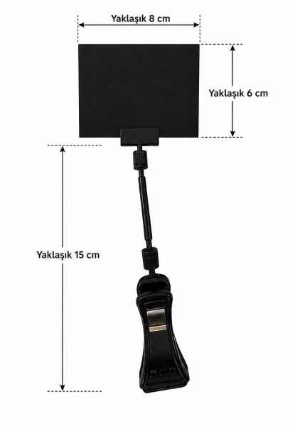 Büyük Mandallı Fiyatlık 80x60 50 mm (10lu paket)
