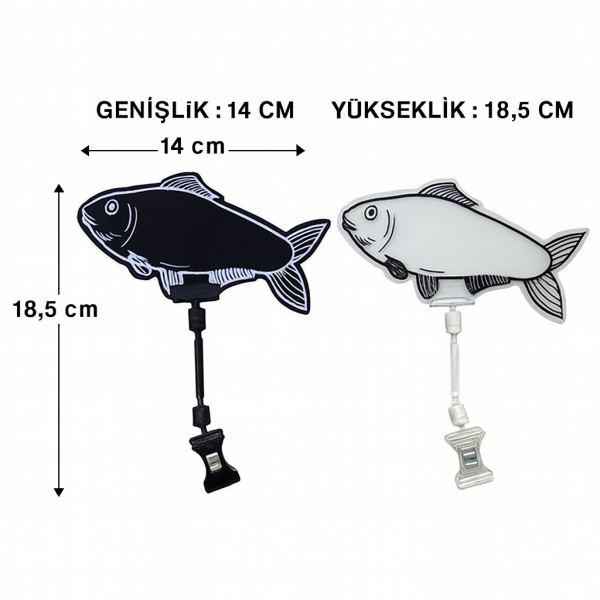 Mini Mandallı Fiyatlık Balık 5 cm (10'lu Paket)