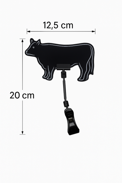 Büyük Mandallı Fiyatlık Dana 5 cm (10'lu Paket)