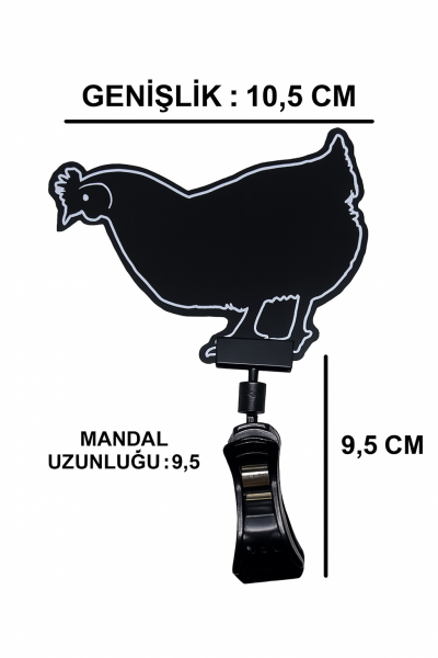 Büyük Mandallı Fiyatlık Tavuk 50 mm (10lu paket)