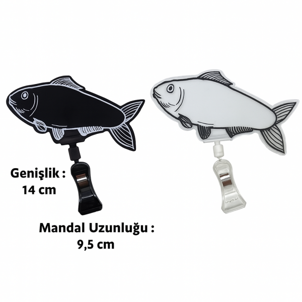 Büyük Mandallı Fiyatlık Balık 50 mm (10lu paket)