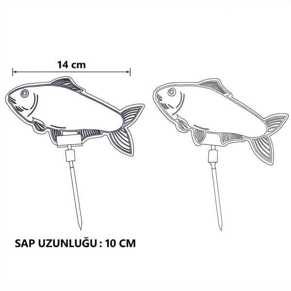 Saplamalı Fiyatlık Balık (10'lu Paket)