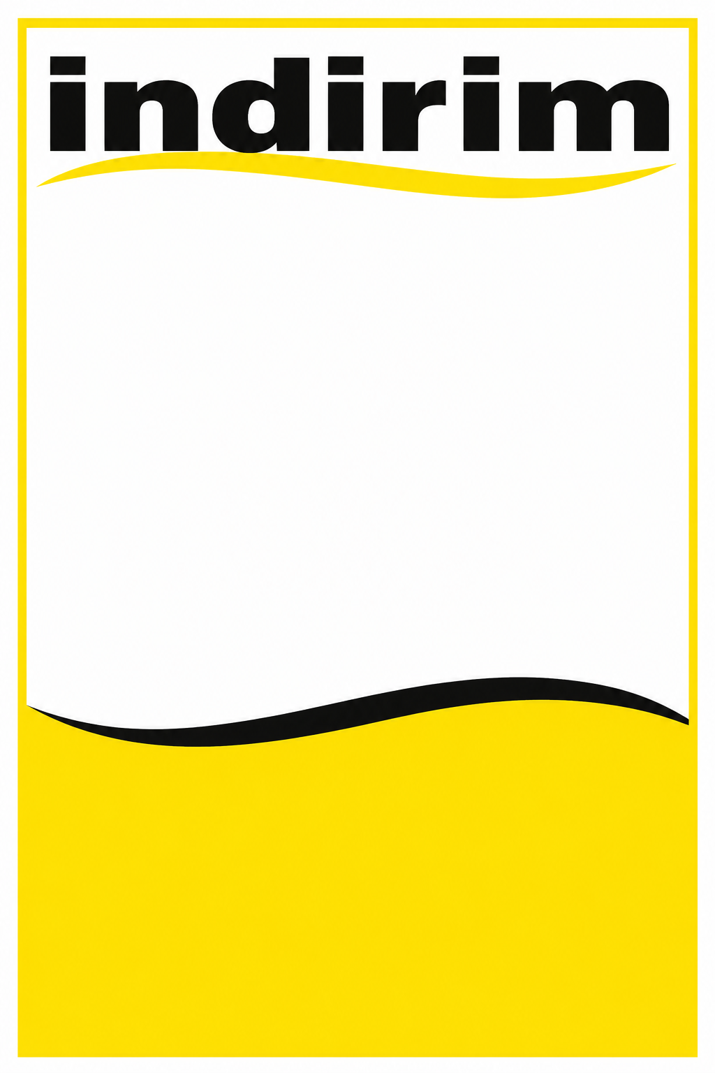 Baskılı Kuşe Etiket 45x64 (50'li Paket)