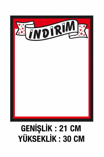 Baskılı Kuşe 21x30 (50 Li Paket)