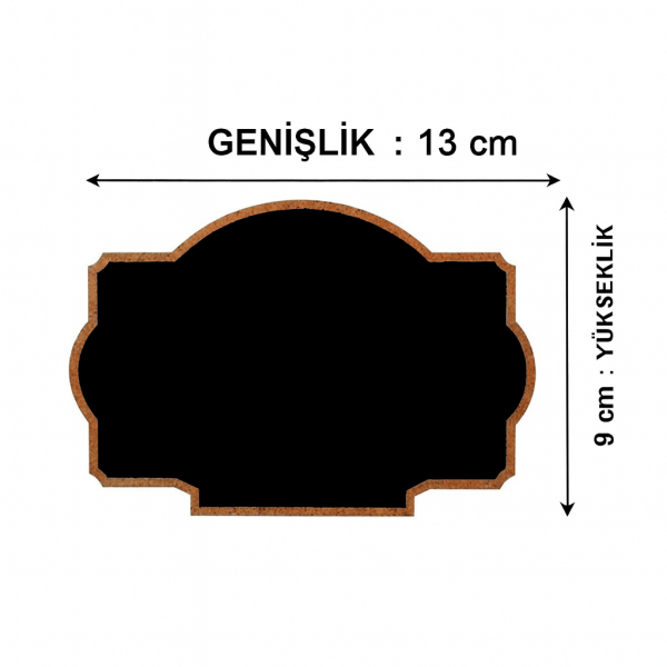 Destekli Kara Tahta (10 Lu Paket)