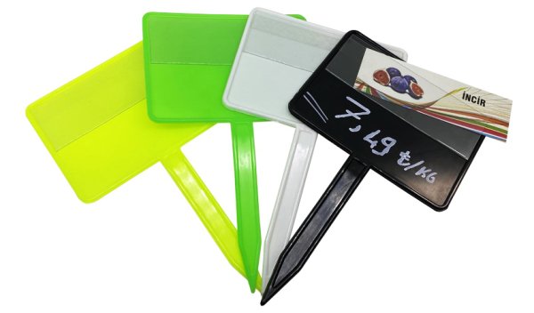 Saplanabilir Cepli Etiket (10'lu Paket) Sarı
