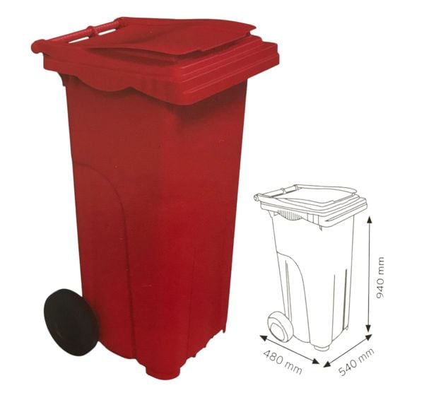 Plastik Çöp Kovaları 120 Litre