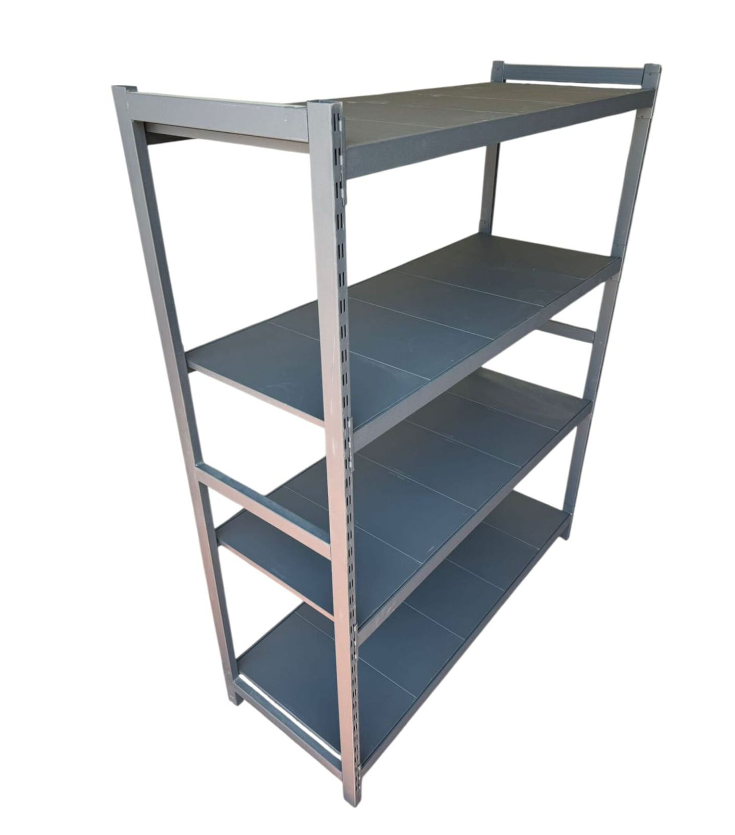 Depo Rafı Hafif Yük Metal Raf Sistemi 4 Katlı 90x60x200 cm