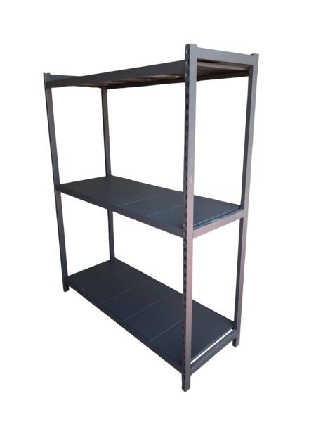 Leichtes Metallregalsystem 120x60x200 cm 3-lagig