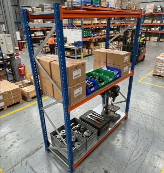 Depo Midi Raf Sistemleri 3 Katlı 120x60x200 cm Ünitesi