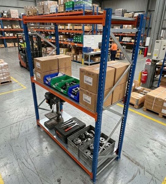 Depo Midi Raf Sistemleri 3 Katlı 150x60x200 cm Ünitesi