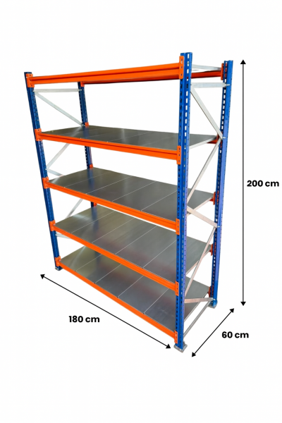 Midi rack ünite 60x180xh200 5 katlı