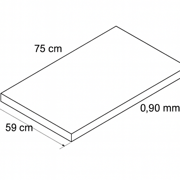 Cıvatalı Çelik Raf Tablası 59x59 cm 0,90 mm 59x75 CM (0,90MM)