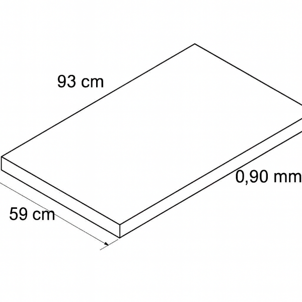 Cıvatalı Çelik Raf Tablası 59x59 cm 0,90 mm 59x93 CM (0,90MM)