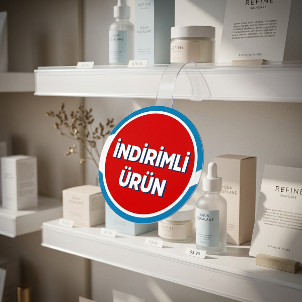 Sarkıtmalı İndirimli Ürün Etiketi 25'li Paket