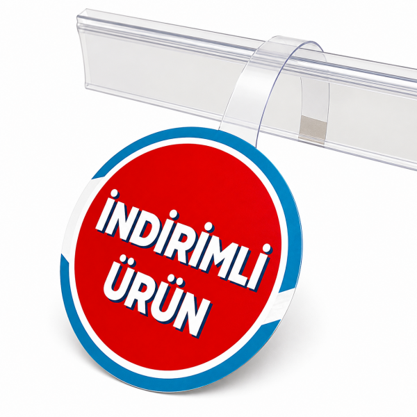 Sarkıtmalı İndirimli Ürün Etiketi (25 Li Paket)