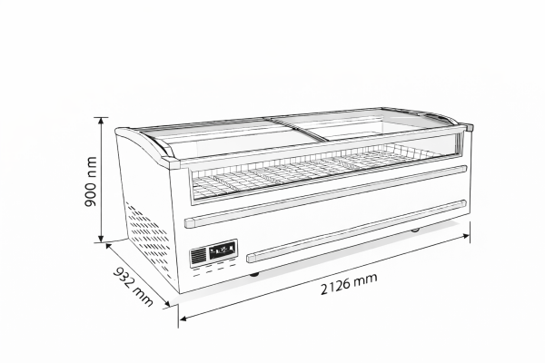 Apple 212 FG Negatif Mod Yatay Soğutucu Dolap
