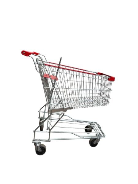 Tel Ayaklı Metal Market Arabası 120 Litre