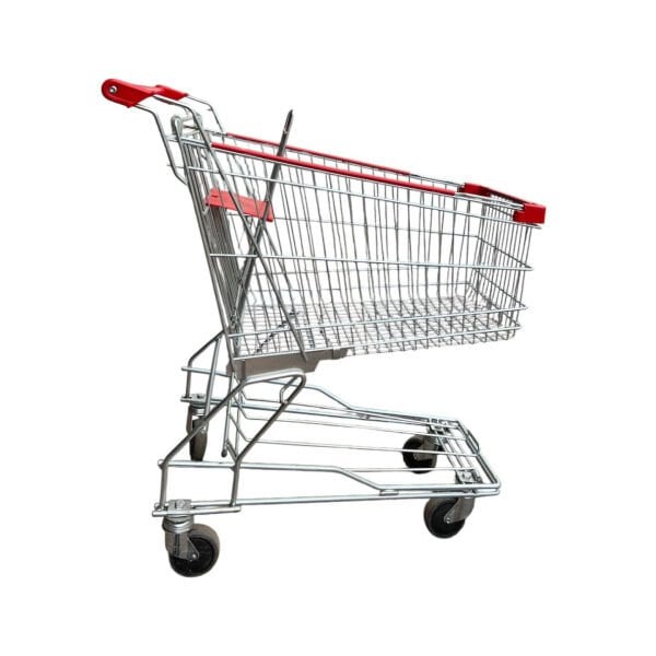 Tel Ayaklı Metal Market Arabası 120 Litre - Dayanıklı Alışveriş Arabası