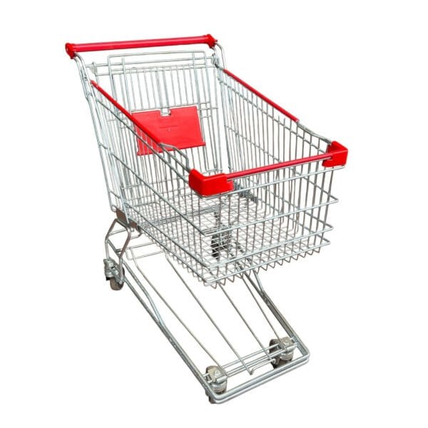 Tel Ayaklı Metal Market Arabası 120 Litre - Dayanıklı Alışveriş Arabası