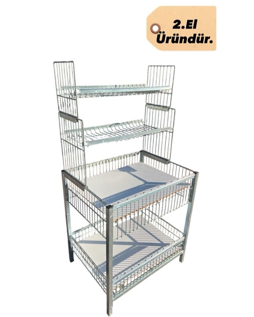 4 Katlı Promosyon Havuzu - Tekerlekli Teşhir Standı