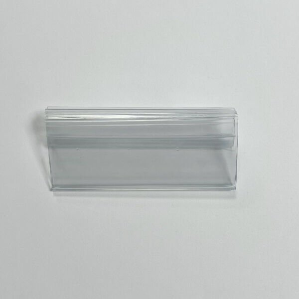 Sallantılı Şeffaf Etiket 4x10cm (100'lü Paket) - Raf Önü Fiyat Etiketliği