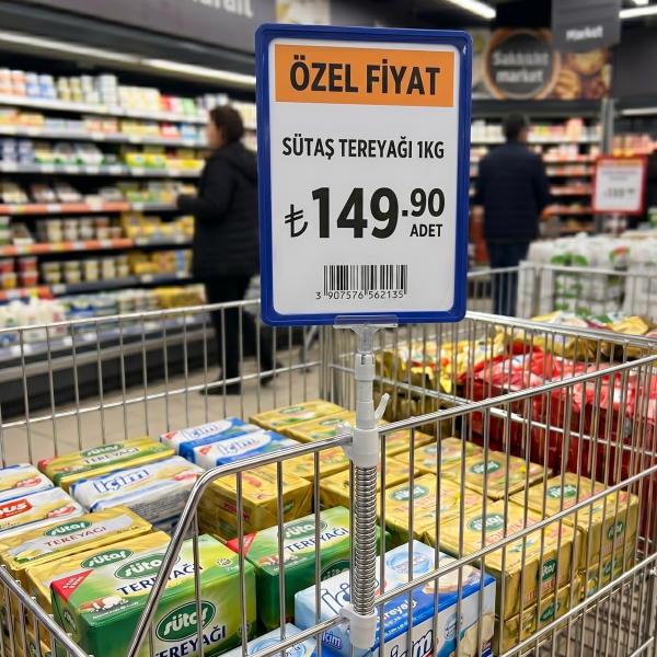 Yaylı Teleskopik Borulu A4 Çerçeve takım (10'lu Paket)