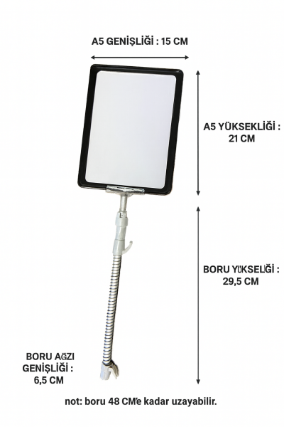 Yaylı Teleskopik Borulu A5 Çerçeve takım (10'lu Paket)