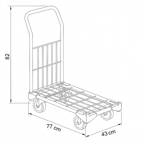Yük Taşıma Arabası Tip-5A 200 KG