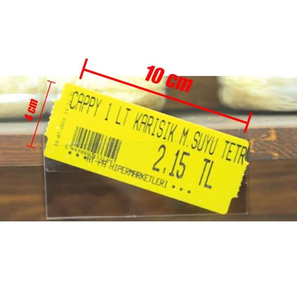 Yapışkanlı Etiketlik 10 Cm (100Adet)