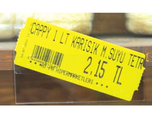 Adhesive Label Holder 10 cm (100 Pieces)