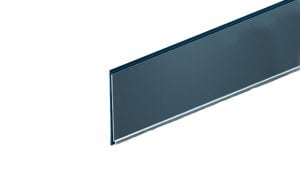 Arkası Yapışkanlı Etiket Profili ( 4 Cm X 100 Cm)(10 Lu Paket) Antrasit