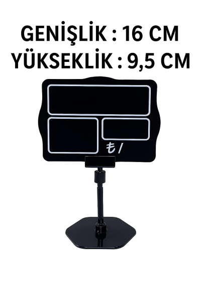 Ayaklı Fiyatlık Kare Se-461 (10 Adet)