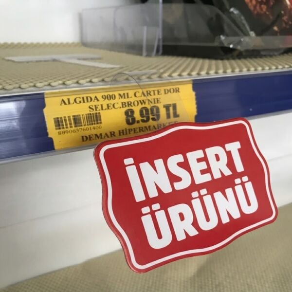 Sarkıtmalı Insert Etiketi (25'li Paket)