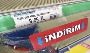 Sarkıtmalı İndirim Etiketi (25 Li Paket)