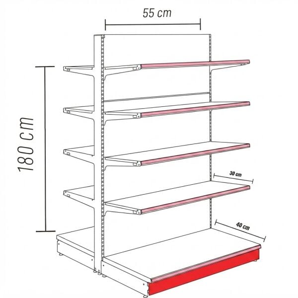 Çiftli Orta Reyon 180 H 55 x 40A/4x30