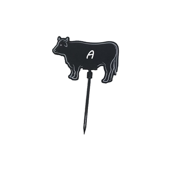 Plastik Saplamalı Dana Figürlü Fiyatlık (10 Adet)