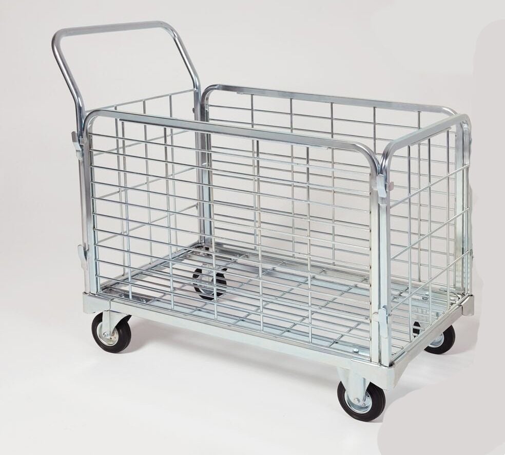 Koli Taşıma Arabası Konteyner Tipi Demonte