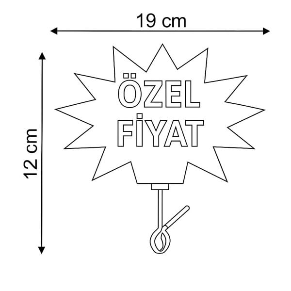 Yıldız Etiketlik Özel Fiyat (50 Adet)