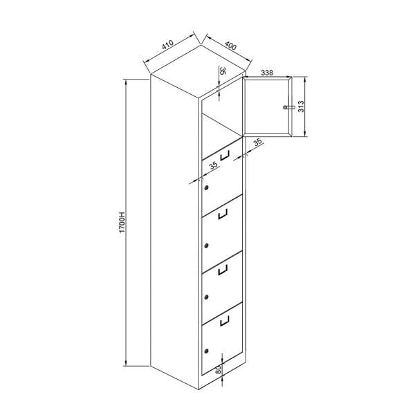 5 Gözlü Emanet Dolabı